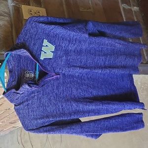 University of Washington pullover sports shirt